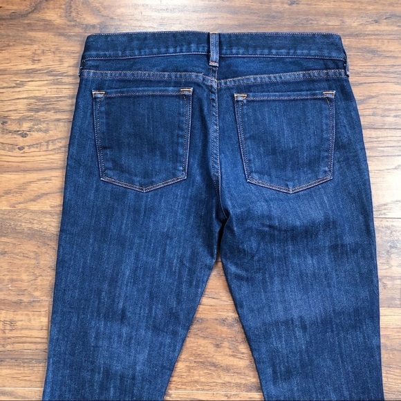J Crew • Toothpick Ankle skinny jeans dark wash 8" low mid rise cropped - Picture 8 of 10